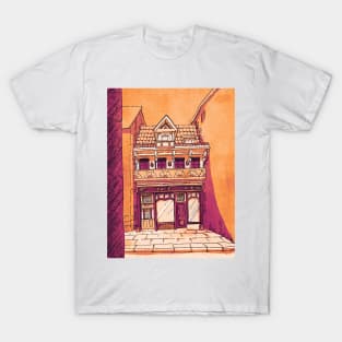 Cafe on the Corner B T-Shirt